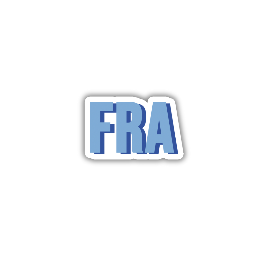 FRA Double Layered Sticker