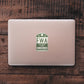 FWA Vintage Luggage Tag Sticker