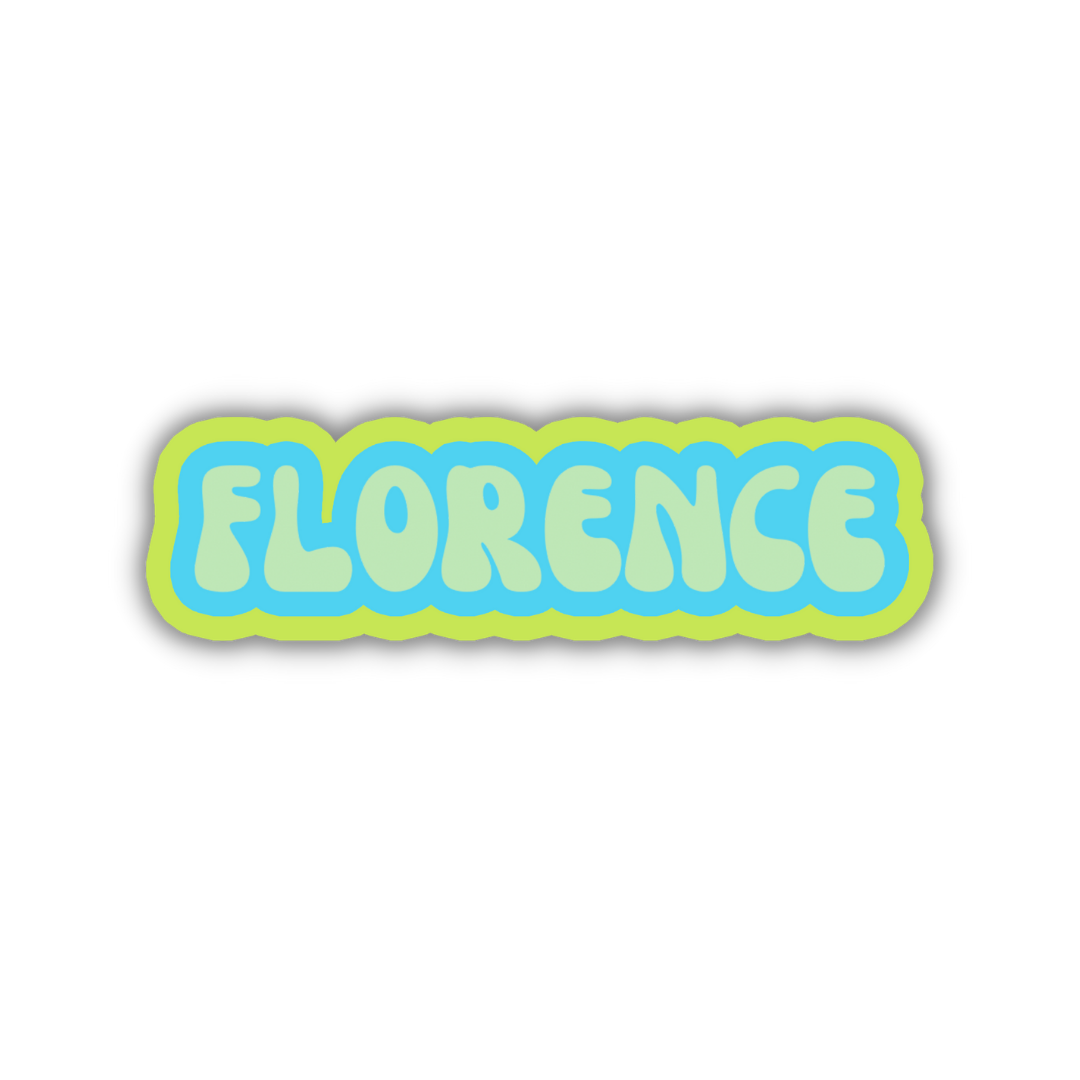 Florence Cloud Sticker