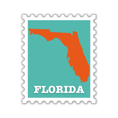 Florida Stamp Sticker