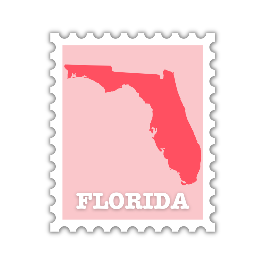 Florida Stamp Sticker