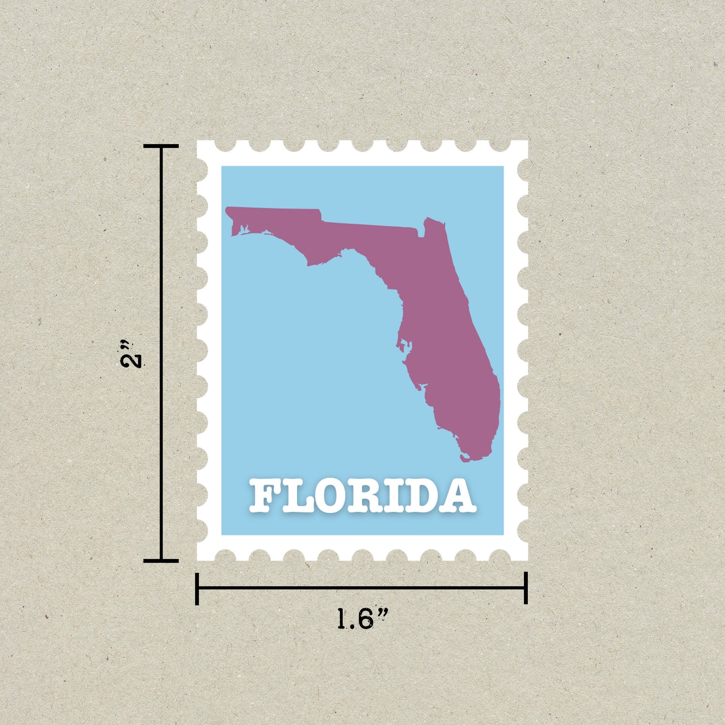 Florida Stamp Sticker