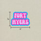 Fort Myers Cloud Sticker