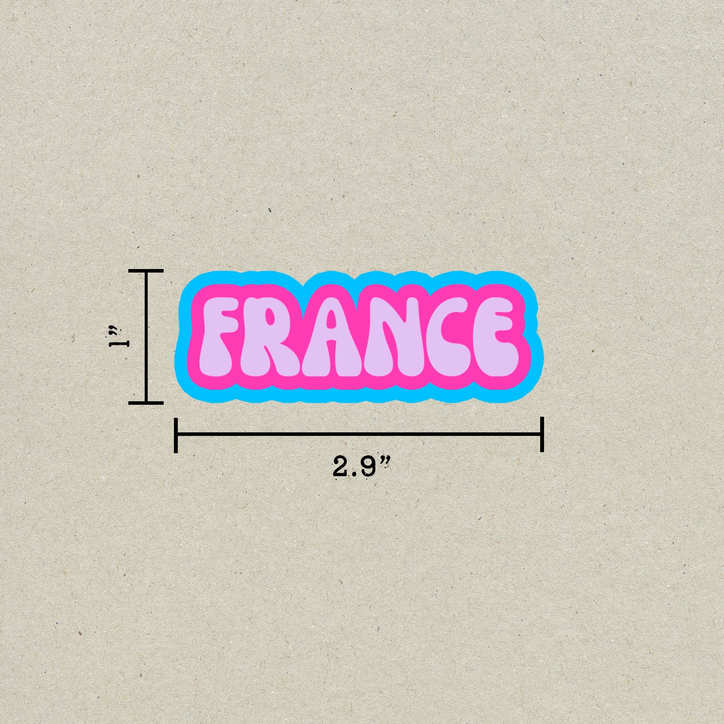 France Cloud Sticker
