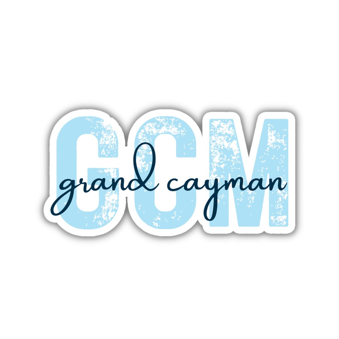 GCM Grand Cayman Airport Code Sticker