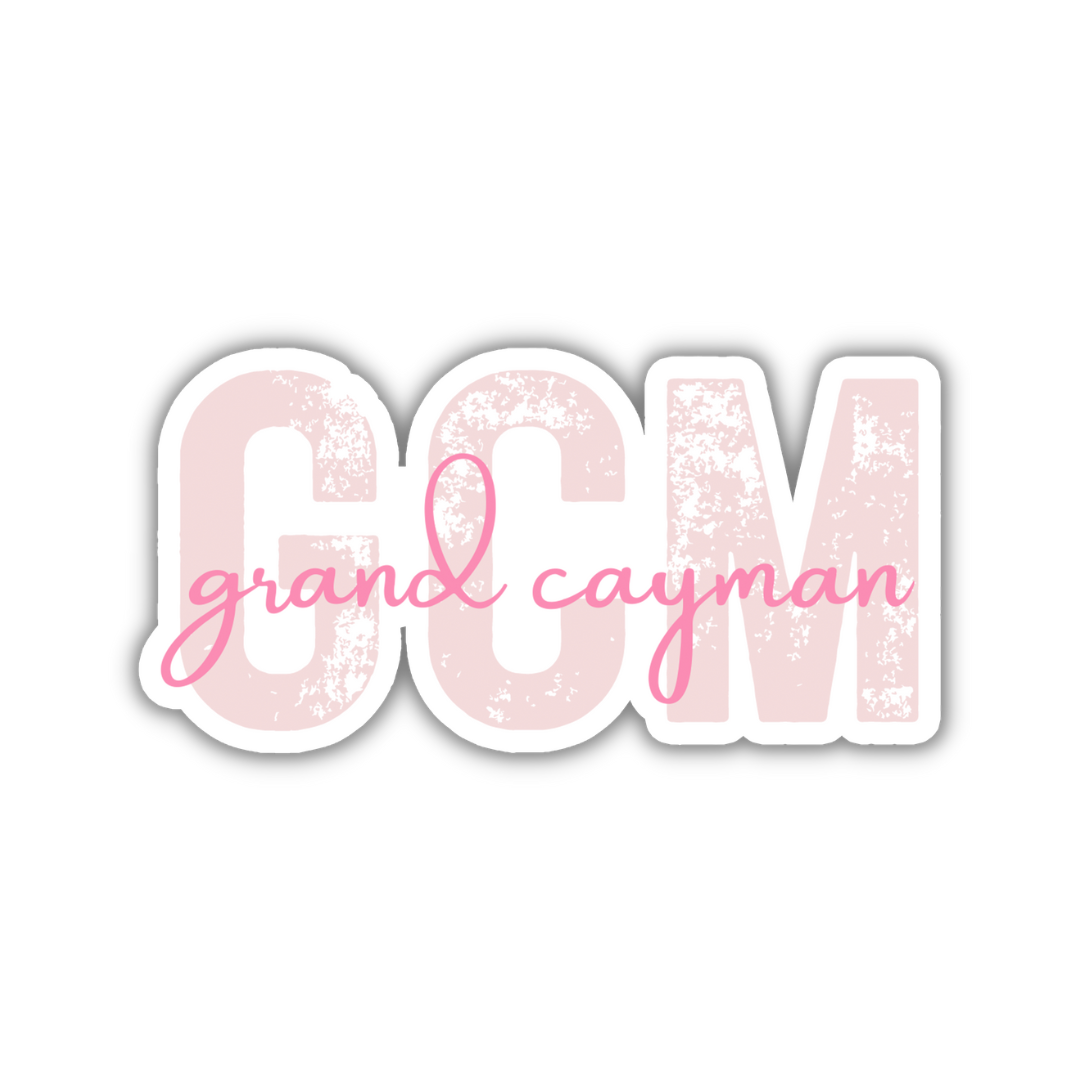 GCM Grand Cayman Airport Code Sticker