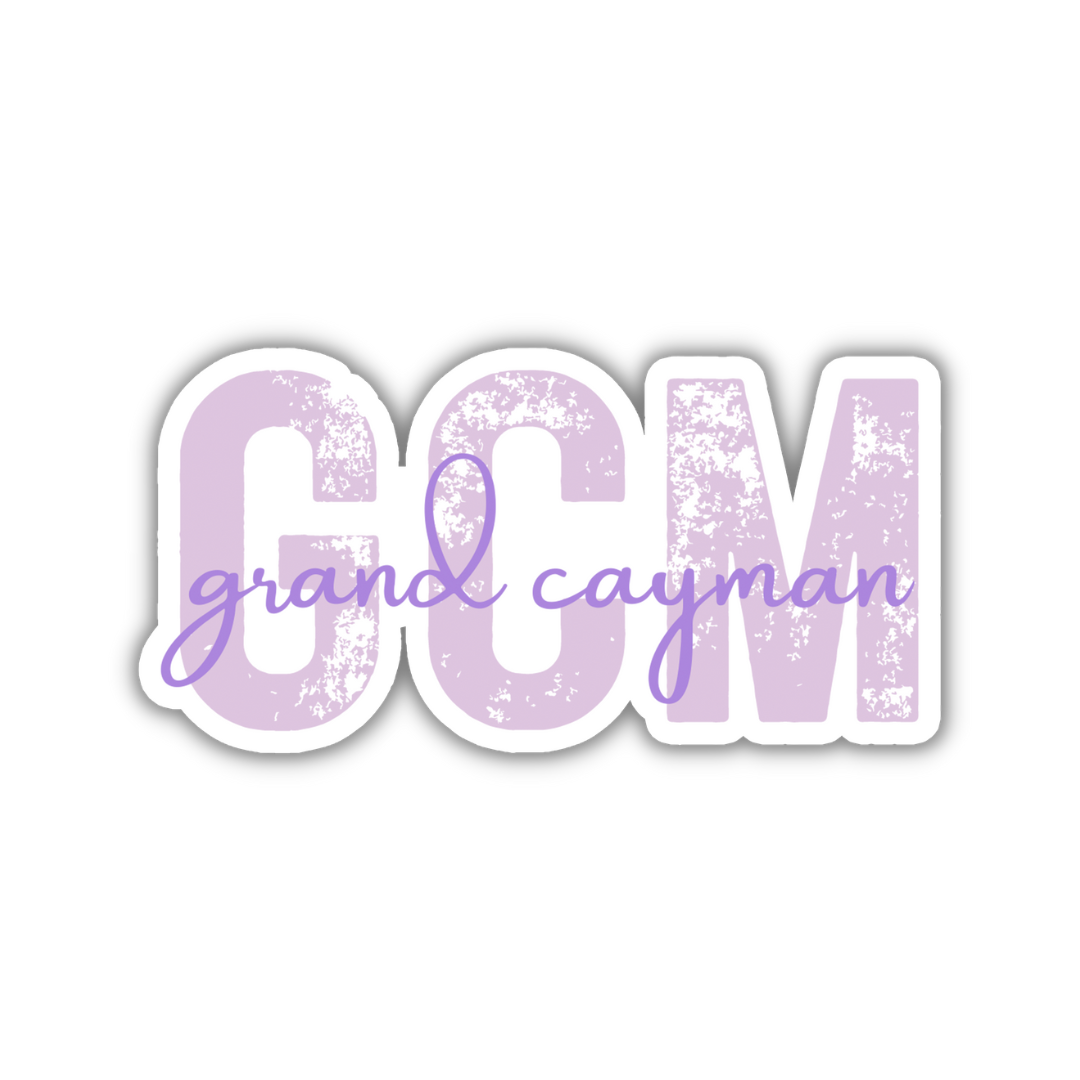 GCM Grand Cayman Airport Code Sticker