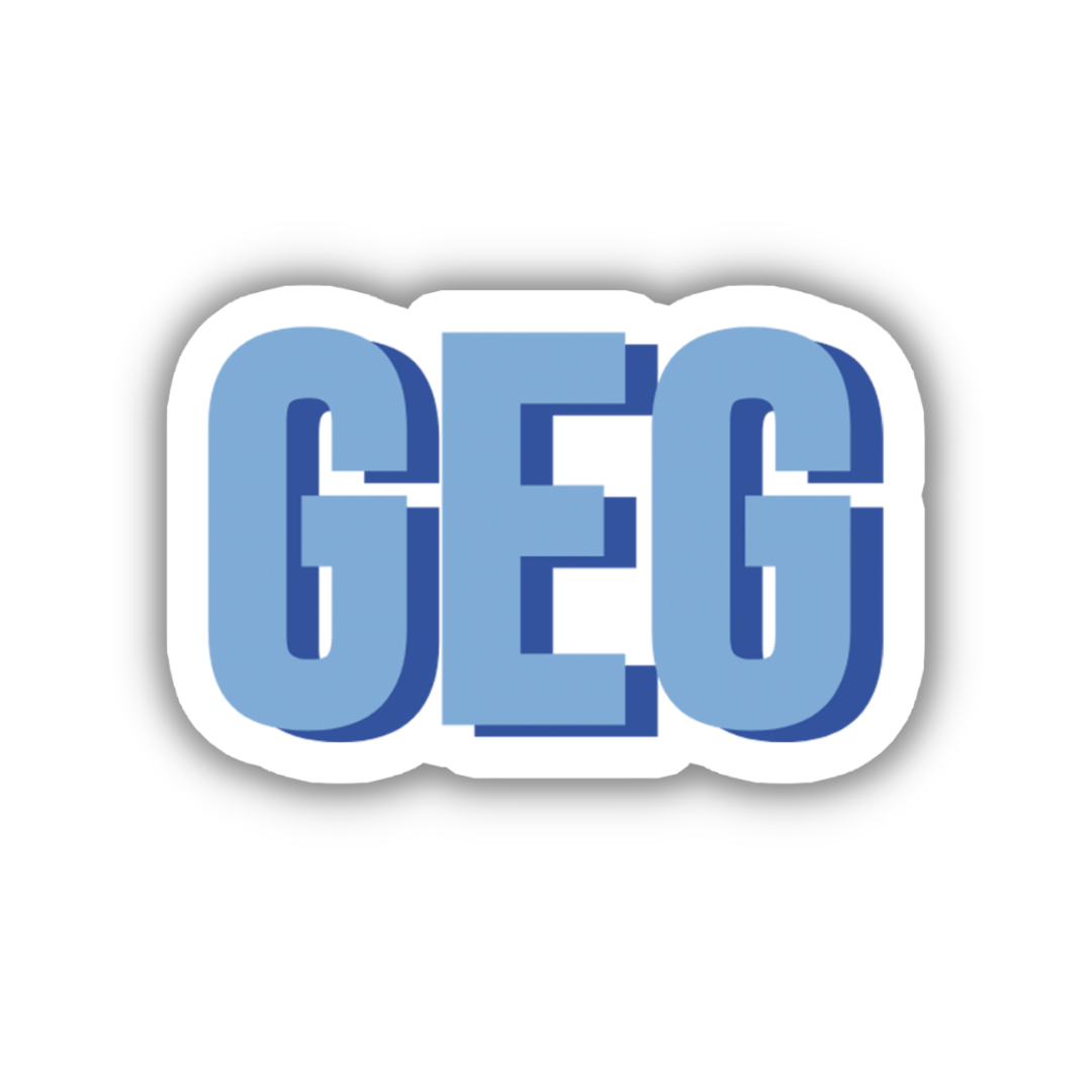 GEG Double Layered Sticker