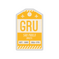 GRU Vintage Luggage Tag Sticker