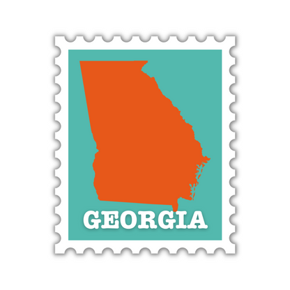 Georgia Stamp Sticker