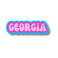 Georgia Cloud Sticker