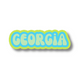 Georgia Cloud Sticker