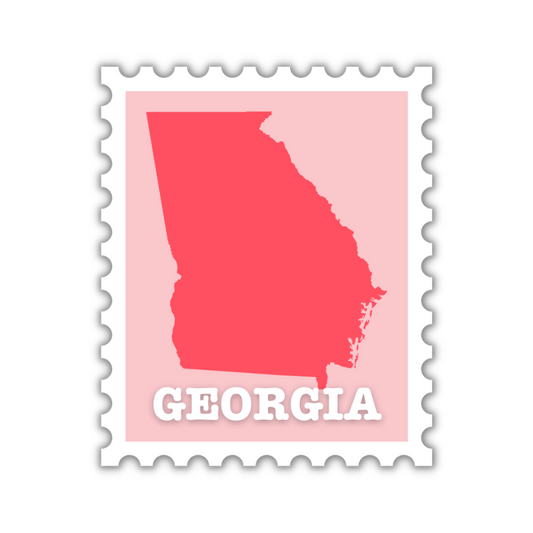 Georgia Stamp Sticker