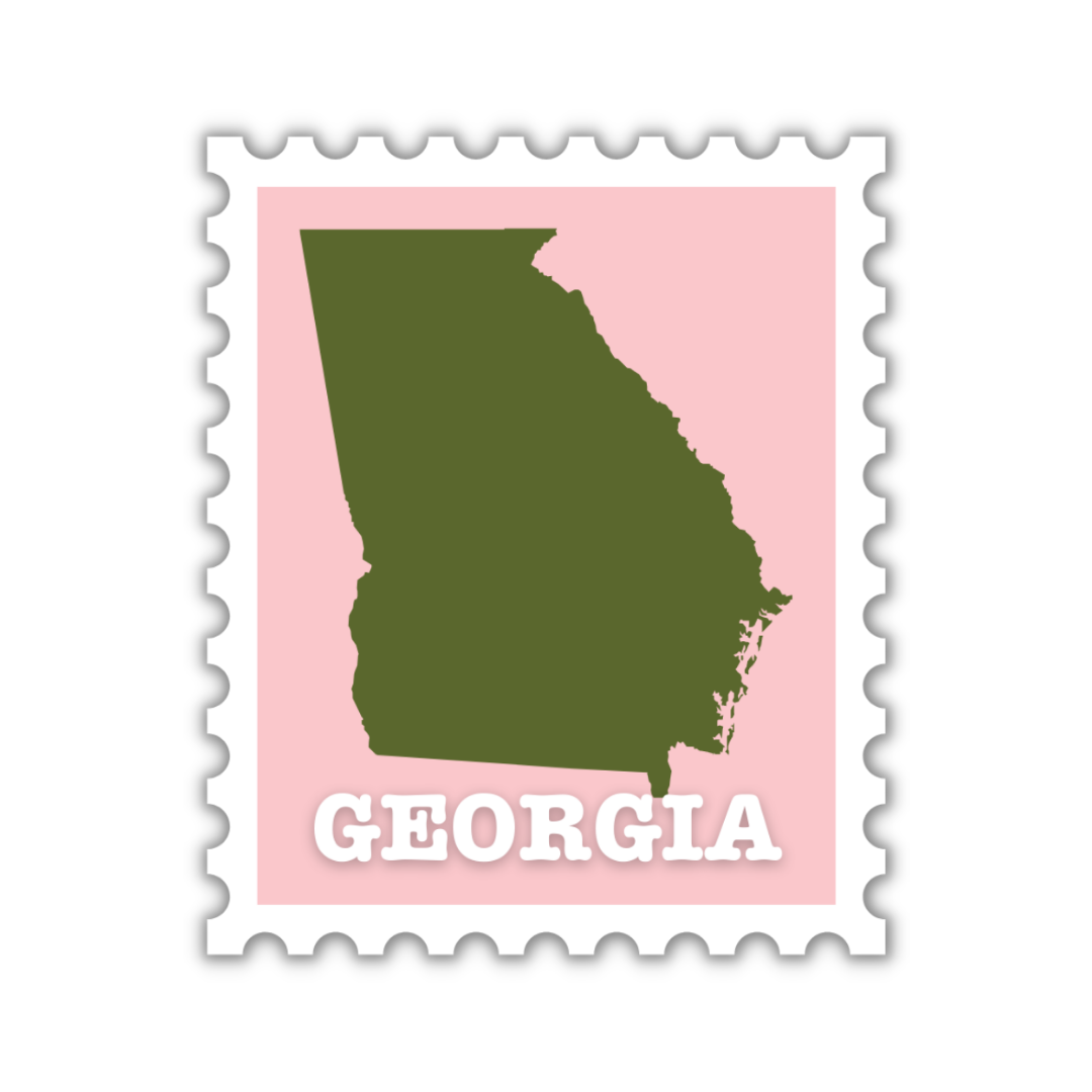 Georgia Stamp Sticker