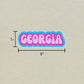 Georgia Cloud Sticker