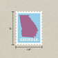 Georgia Stamp Sticker