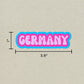 Germany Cloud Sticker