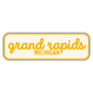 Grand Rapids, Michigan Retro Travel Sticker – Colorful Vinyl Decal for Laptop, Water Bottle & Luggage