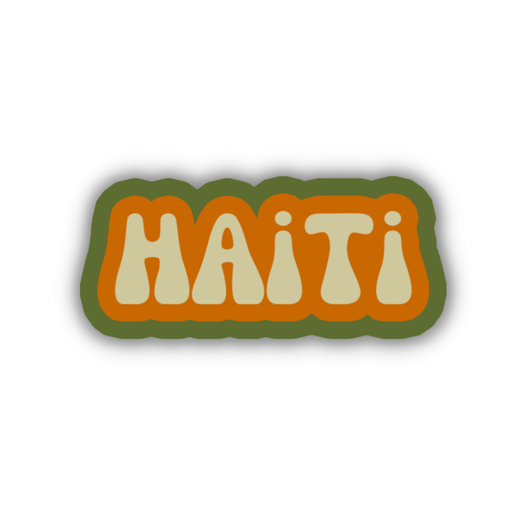 Haiti Cloud Sticker