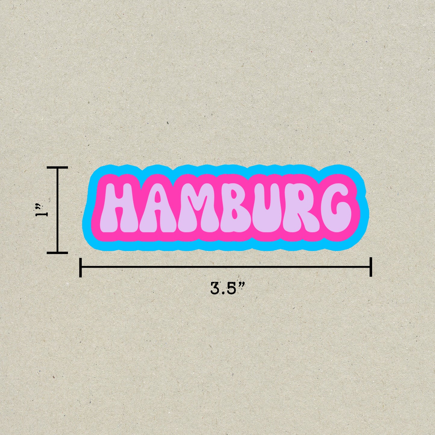 Hamburg Cloud Sticker