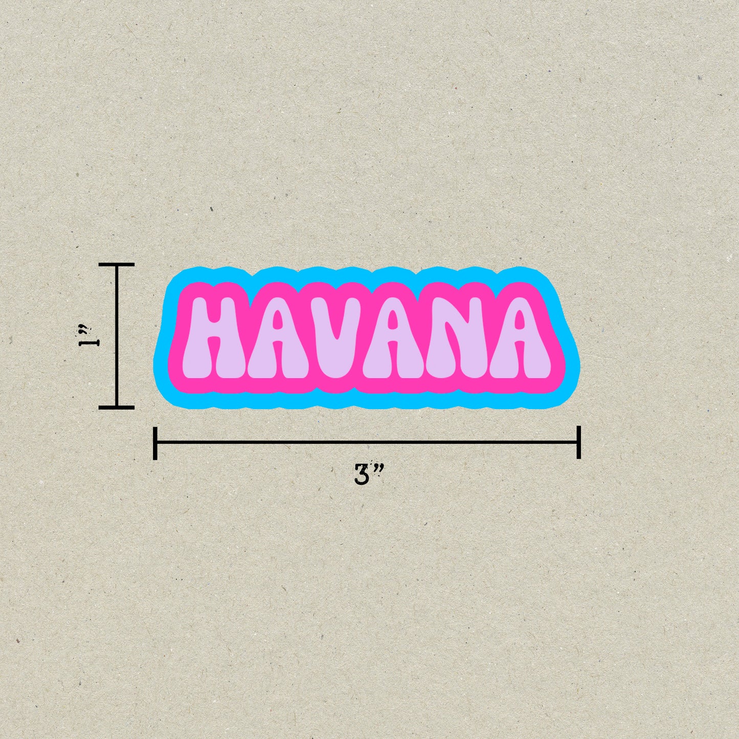 Havana Cloud Sticker