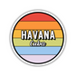 Havana, Cuba Circle Sticker