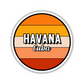 Havana, Cuba Circle Sticker