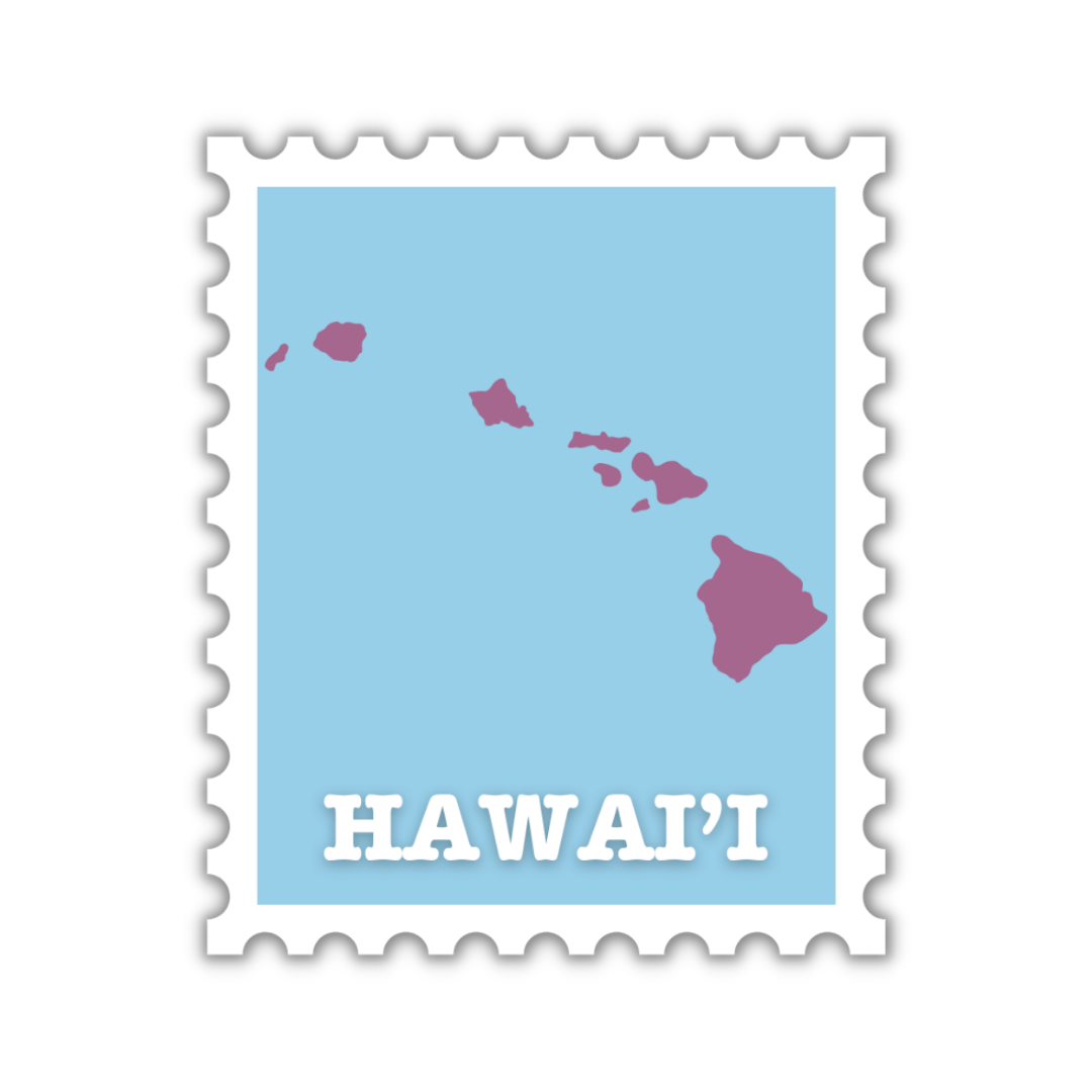 Hawai'i Stamp Sticker