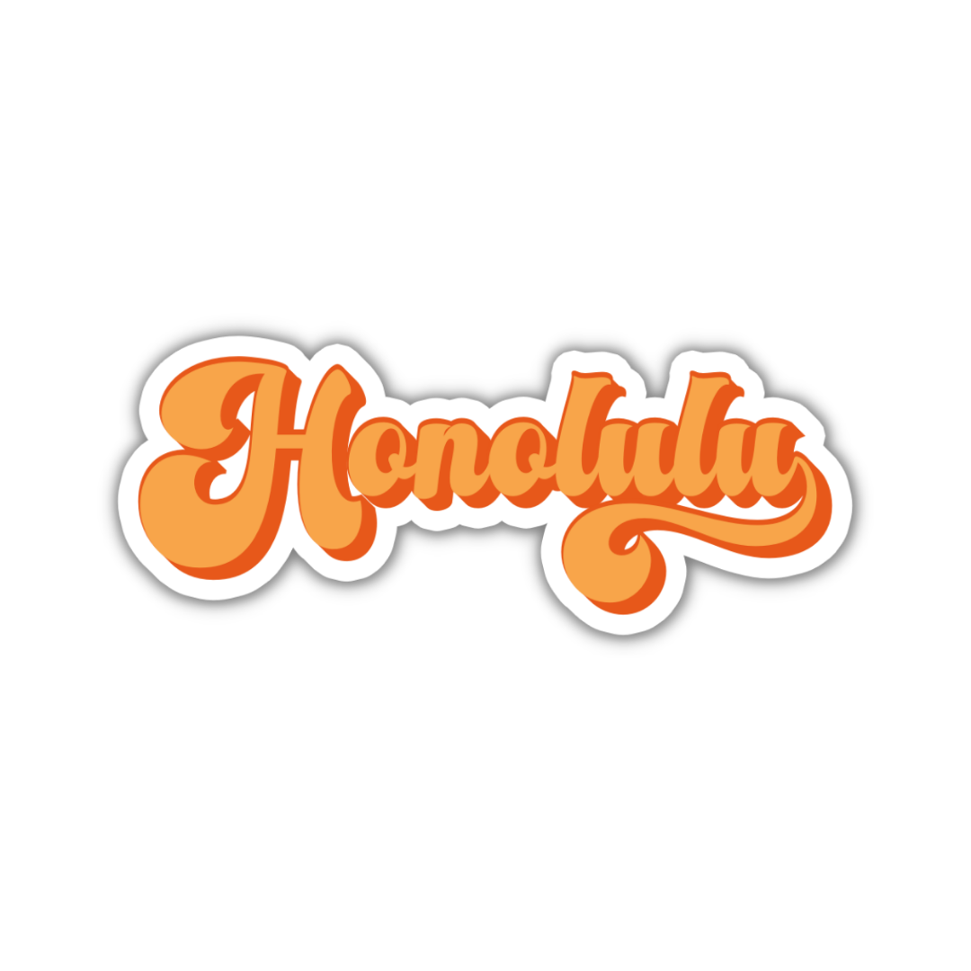 Honolulu Vintage Sticker