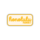 Honolulu, Hawai'i Retro Travel Sticker – Colorful Vinyl Decal for Laptop, Water Bottle & Luggage
