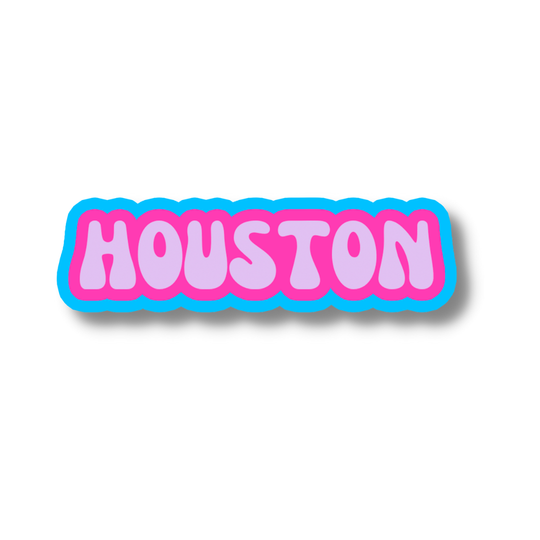 Houston Cloud Sticker