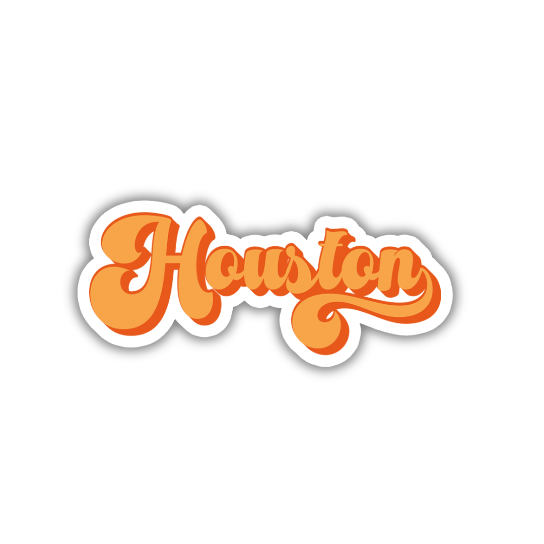 Houston Vintage Sticker