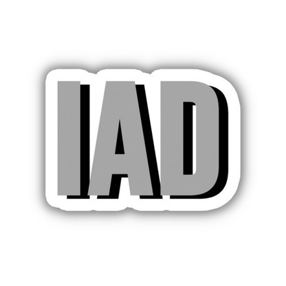 IAD Double Layered Sticker