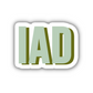 IAD Double Layered Sticker