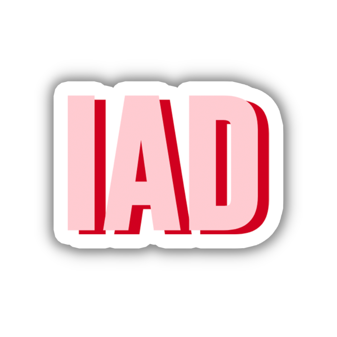 IAD Double Layered Sticker