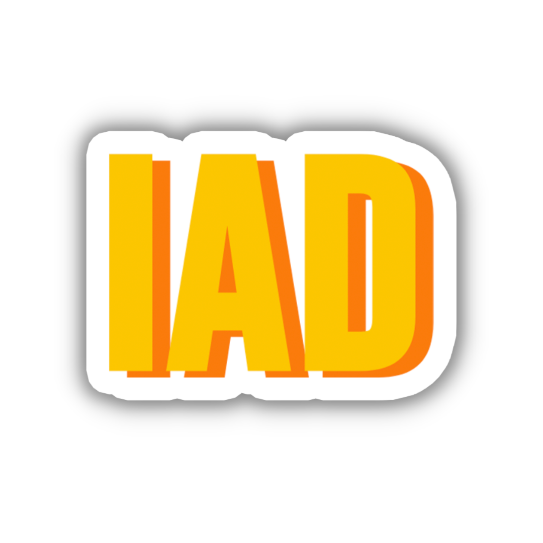 IAD Double Layered Sticker