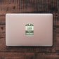 IAH Vintage Luggage Tag Sticker