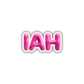 IAH Bubble Sticker