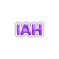 IAH Bubble Sticker