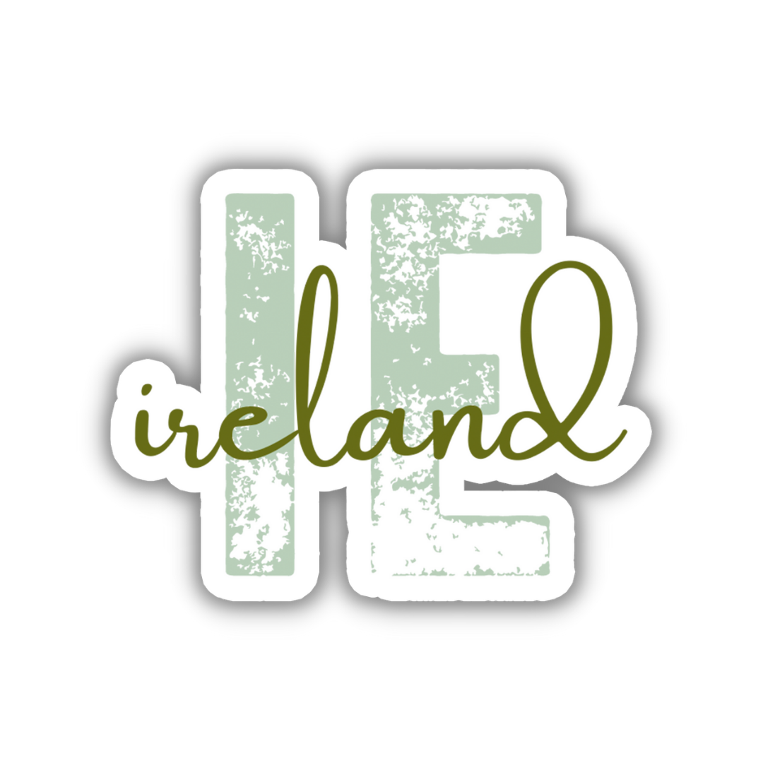 Ireland Country Code Sticker