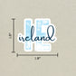 Ireland Country Code Sticker