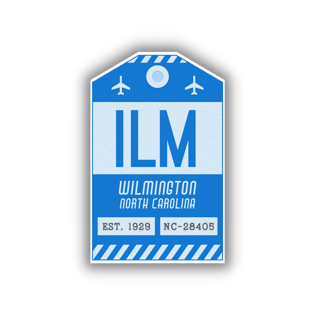 ILM Vintage Luggage Tag Sticker