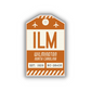 ILM Vintage Luggage Tag Sticker