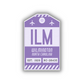 ILM Vintage Luggage Tag Sticker