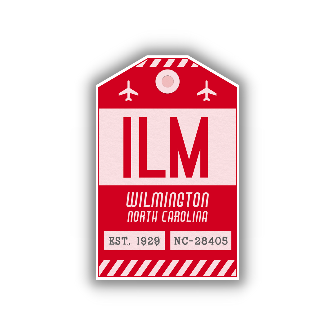 ILM Vintage Luggage Tag Sticker