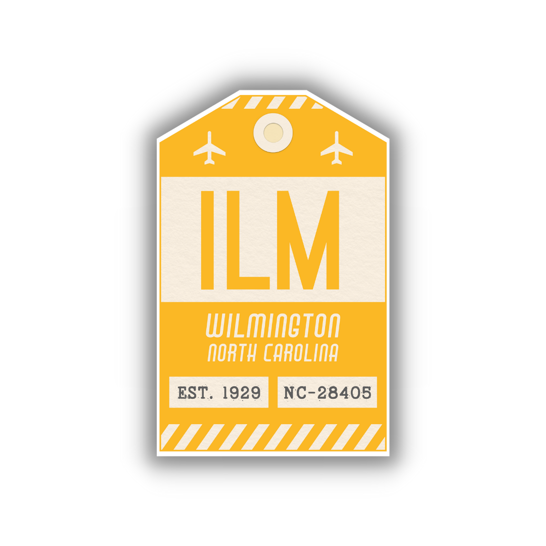 ILM Vintage Luggage Tag Sticker