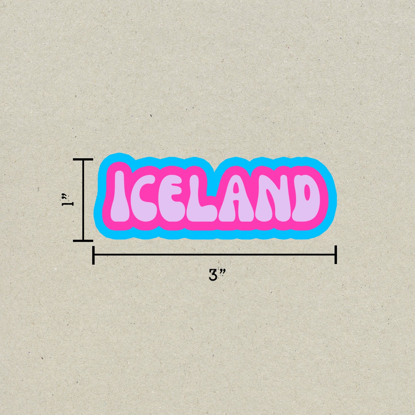 Iceland Cloud Sticker