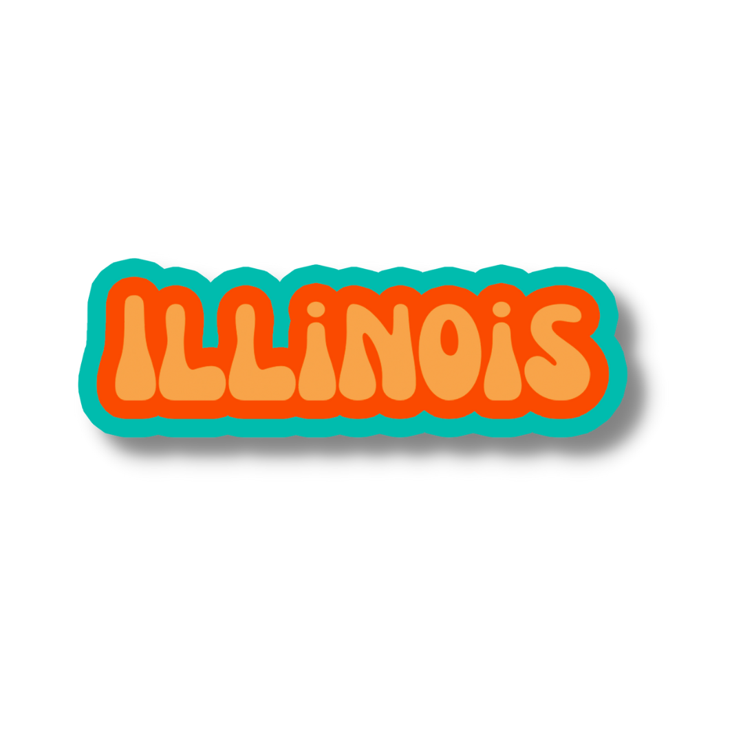 Illinois Cloud Sticker