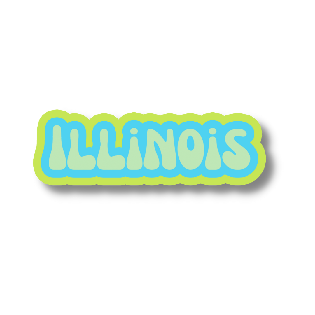 Illinois Cloud Sticker