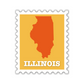 Illinois Stamp Sticker